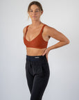 Jackie wearing size medium