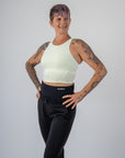 Mayzy wearing the mini sclpt band in medium