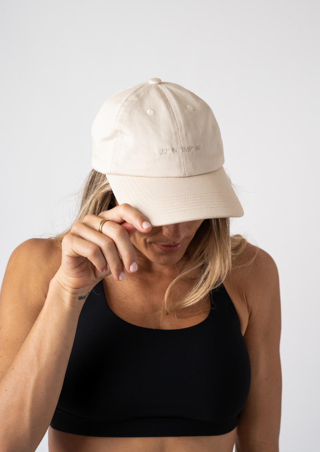 dad cap: Kaua'i coordinates