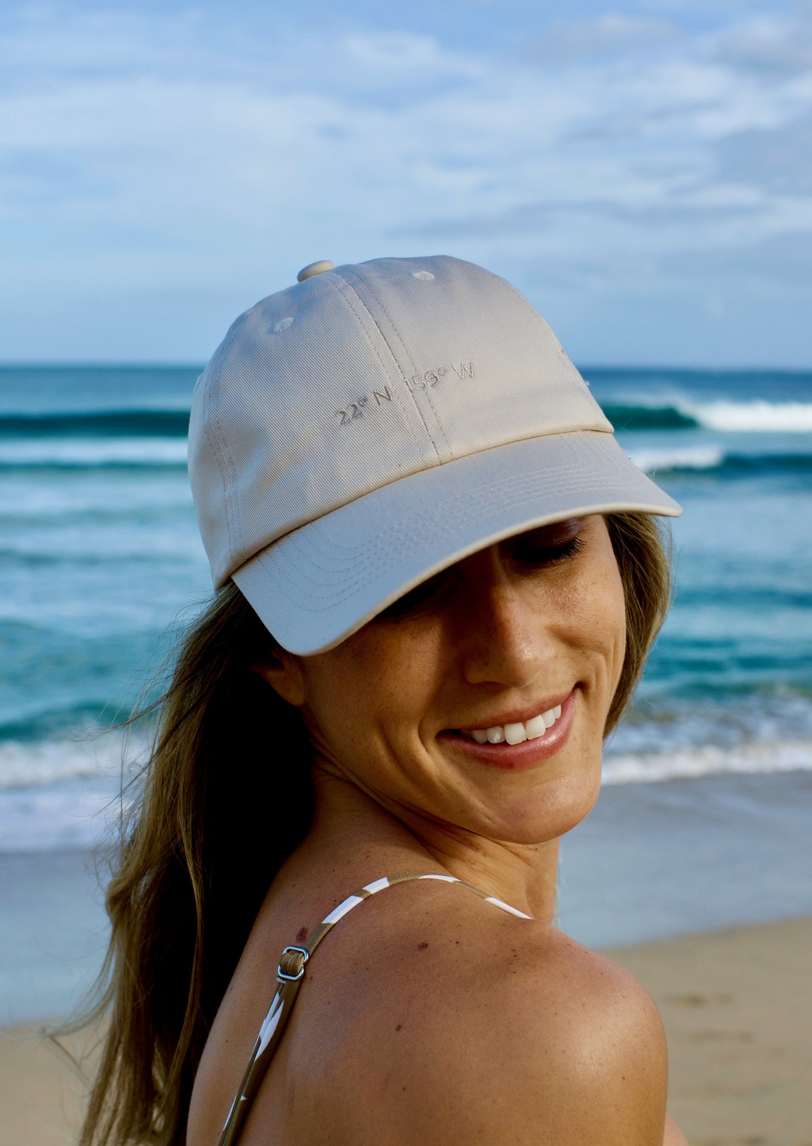 dad cap: Kaua'i coordinates